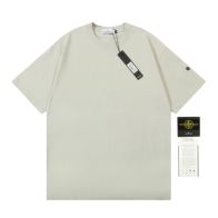 ストーン アイランド 半袖 シャツ激安通販 半袖Tシャツ 純綿 シンプル 4色可選 ベージュ