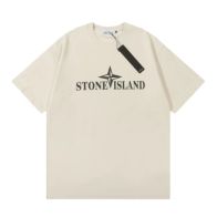 ストーン アイランド ロン t メンズ激安通販 半袖Tシャツ 純綿 シンプル 防臭 ピンク