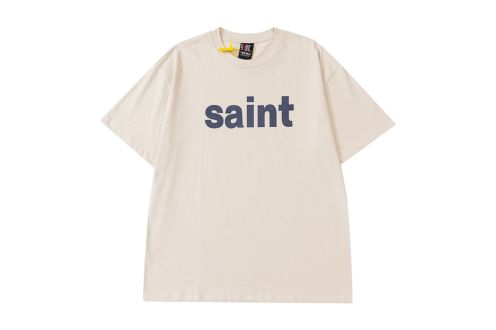 セントマイケルSAINTMICHAEL限定コピー半袖Tシャツコットンホワイト柔らかい高級花柄