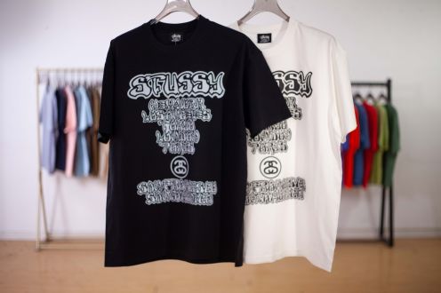 純綿トップス!!ステューシーtシャツメルカリスーパーコピー 短袖T 柔らかい 人気商品 2色可選