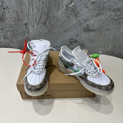 NEW圧倒的な 新作オフホワイトシューズn級品　Nike Air Force 1　男女兼用　カップル向け