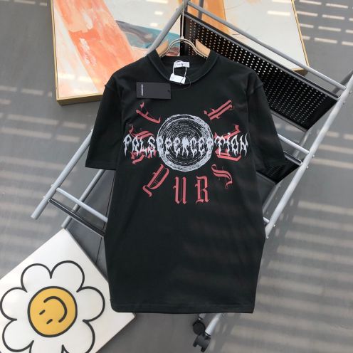 ASKYURSELF お勧め tシャツ 油染みコピー 純綿 トップス 柔らかい 半袖 ファッション プリント ブラック