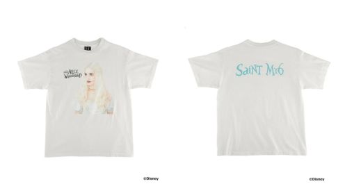 赤字超特価2024 セントマイケル tシャツ 元ネタｎ級品 アリスプリント トップス 純綿  短袖 人気販売 ホワイト