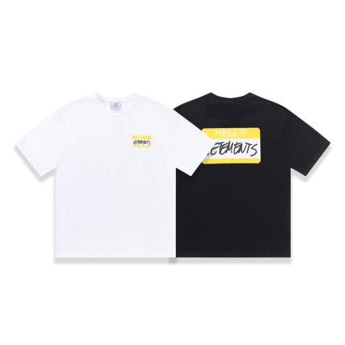 個性的 24年夏新款 ヴェトモン tシャツ サイズ感スーパーコピー 純綿 トップス 半袖 人気販売 2色可選