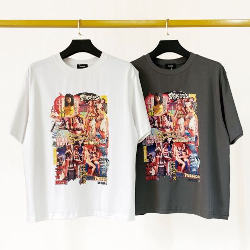 WE11DONE ウェルダン意味コピー 日常服 短袖 トップス tシャツ 純綿 ゆったり カップル 男女兼用 2色可選