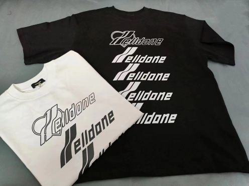 WE11DONE 人気大販売 トップウェッセルトンｎ級品トップス tシャツ 純綿 半袖 プリント シンプル 2色可選