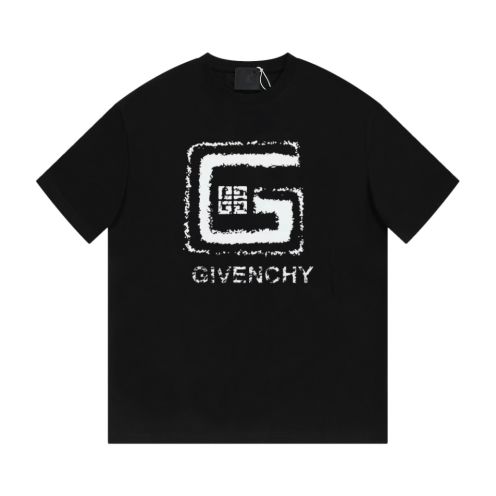 超激レア人気新作 ジバンシィ服コピー 半袖 トップス 純綿tシャツ LOGOプリント ファッション 品質保証 2色可選 ブラック