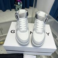 givenchy スニーカー メンズ激安通販 スポーツシューズ 運動靴 ハイカット スニーカー 厚底 牛革 ランニング 通気性いい メンズ グレイ