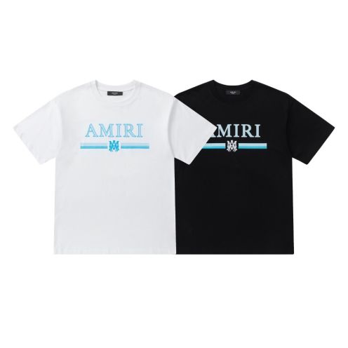 AMIRI 激安大特価最新作の あみり tシャツｎ級品 純綿 トップス LOGOプリント 短袖 柔らかい 快適 2色可選