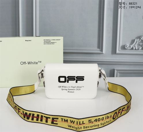 OFFWHITEオフホワイトバッグＮ級品 お得100%新品 斜め掛けバッグ おしゃれ 春夏新作 レディース ホワイト