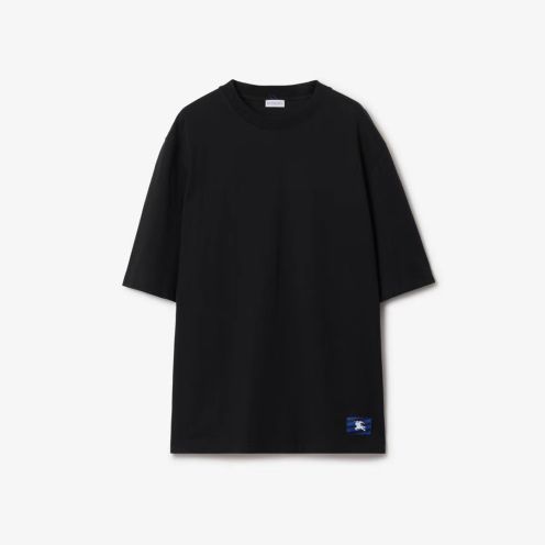 バーバリー BURBERRY限定 コピー 半袖 Tシャツ コットン ブラック 柔らかい 花柄