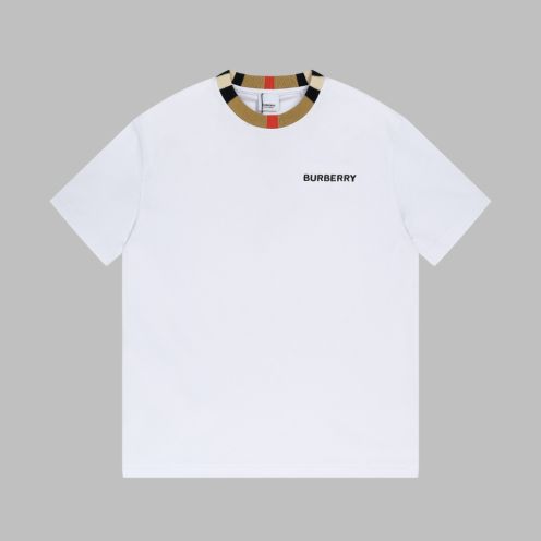 バーバリー BURBERRY限定 コピー 半袖 Tシャツ コットン ホワイト 柔らかい 花柄