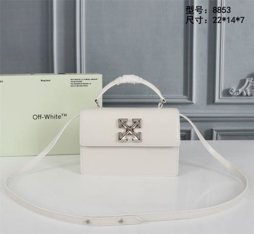 OFFWHITEバッグ オフホワイトＮ級品 2024新登場の バッグ 防水 斜めがけバッグ ファッション 女性 ホワイト