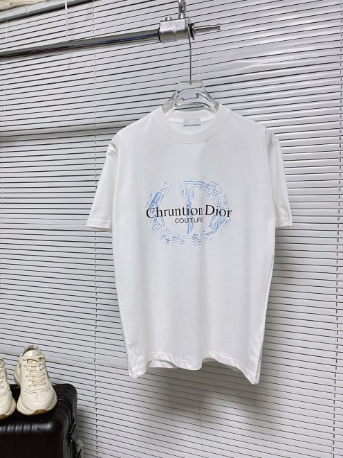 超レア激得 ディオールラッピングＮ級品 tシャツ 純綿 トップス プリント 2024新作 夏 ファッション ホワイト