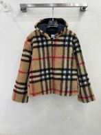 burberry ジャケットＮ級品 アウター 中綿 コート 格子模様 フード付き 秋冬新品 暖かい ファッション ブラウン