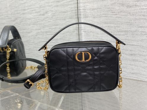 dior バッグコピー 持ちバッグ 斜め掛け 牛革 レザー 調整可 カメラバッグ レディース ブラック