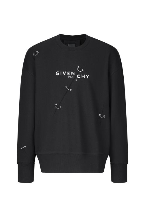 ジバンシィ GIVENCHY限定 コピー パーカー コットン ブラック おしゃれ 軽い 花柄 柔らかい