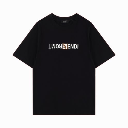 爆買い品質保証 fendi t シャツ キッズスーパーコピー 純綿 柔らかい カジュアル トップス シンプル ブラック