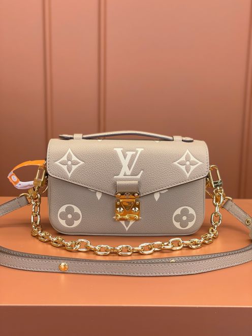 LV ルイヴィトンバッグ 修理コピー レザー  ハンドバッグ 肩掛け びっくりした価格 M23081 グレイ