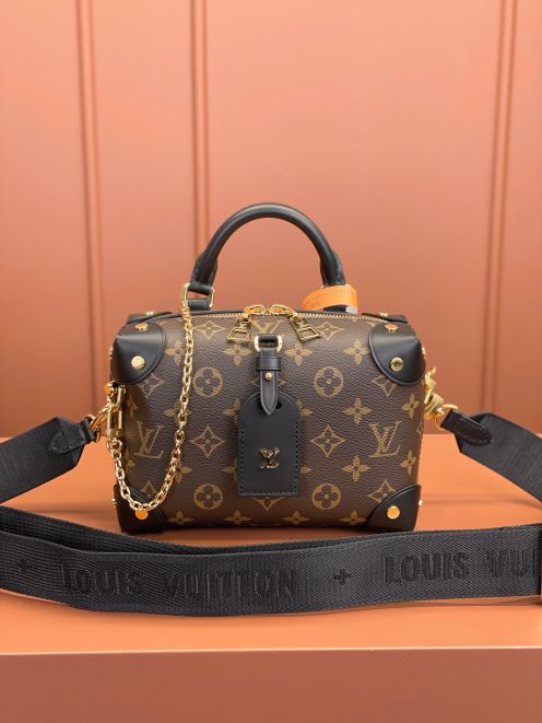 LV ショルダーバッグ ルイヴィトンバッグ激安通販 本革  ハンドバッグ 花柄 斜め掛けバッグ M45571 ブラック