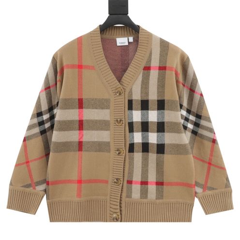 burberry ニット セータースーパーコピー ニット素材 アウター 暖かい 柔軟 トップス 弾性がいい カーキ色