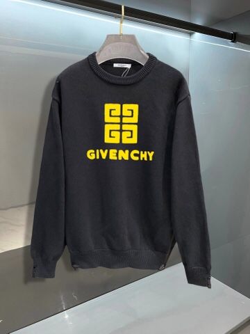 定番新作 givenchy セーターコピー トップス 柔らかい ニット素材 シンプル ロゴ編み ブラック