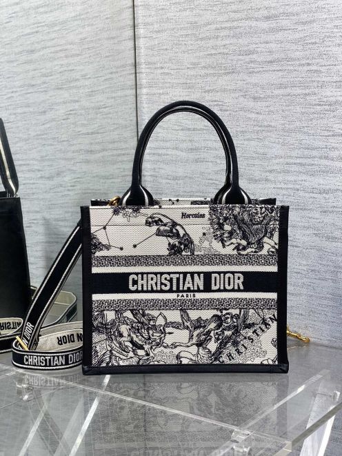 ミニサイズ dior サドル バッグ偽物 ハンドバッグ プリント トートバッグ 大容量 刺繡 斜め掛けバッグ ブラック