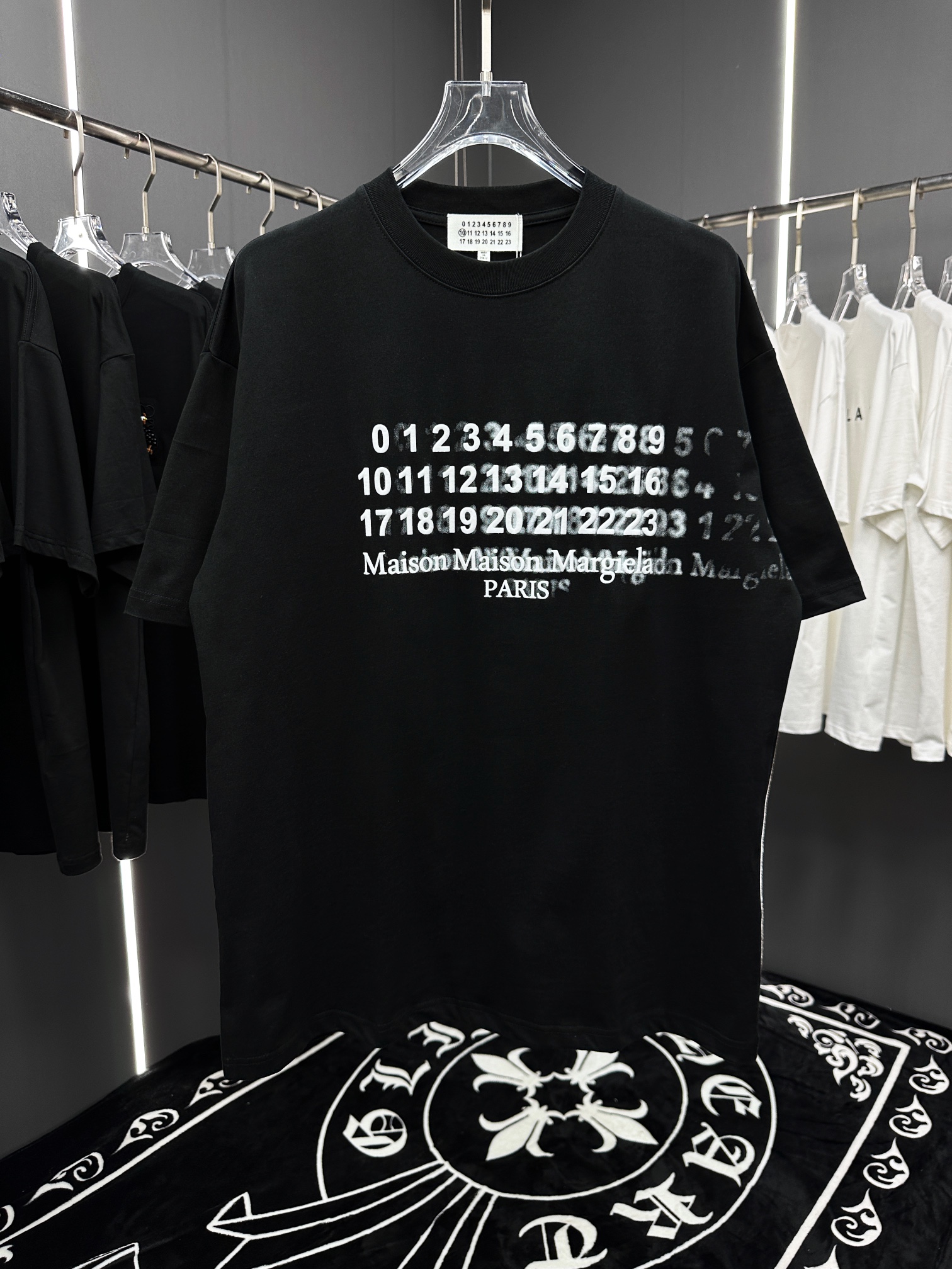 メゾンマルジェラ2024新作コピー半袖Tシャツコットンブラック柔らかい春夏高級_1