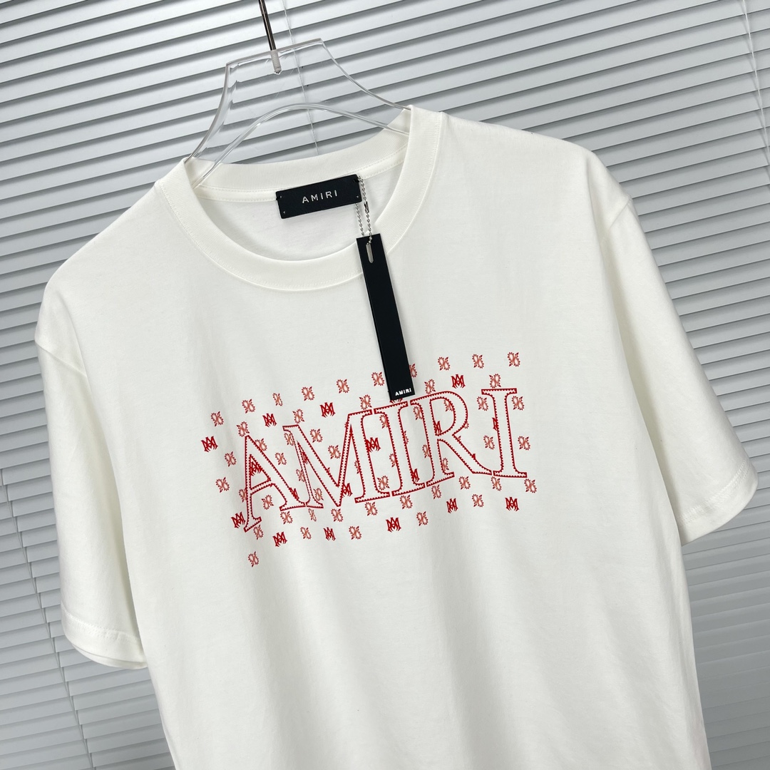 おすすめ！アミリアーミーセーターとは激安通販 半袖Tシャツ 夏 綿 100% USA コットン お揃い 3色可選 ホワイト_4