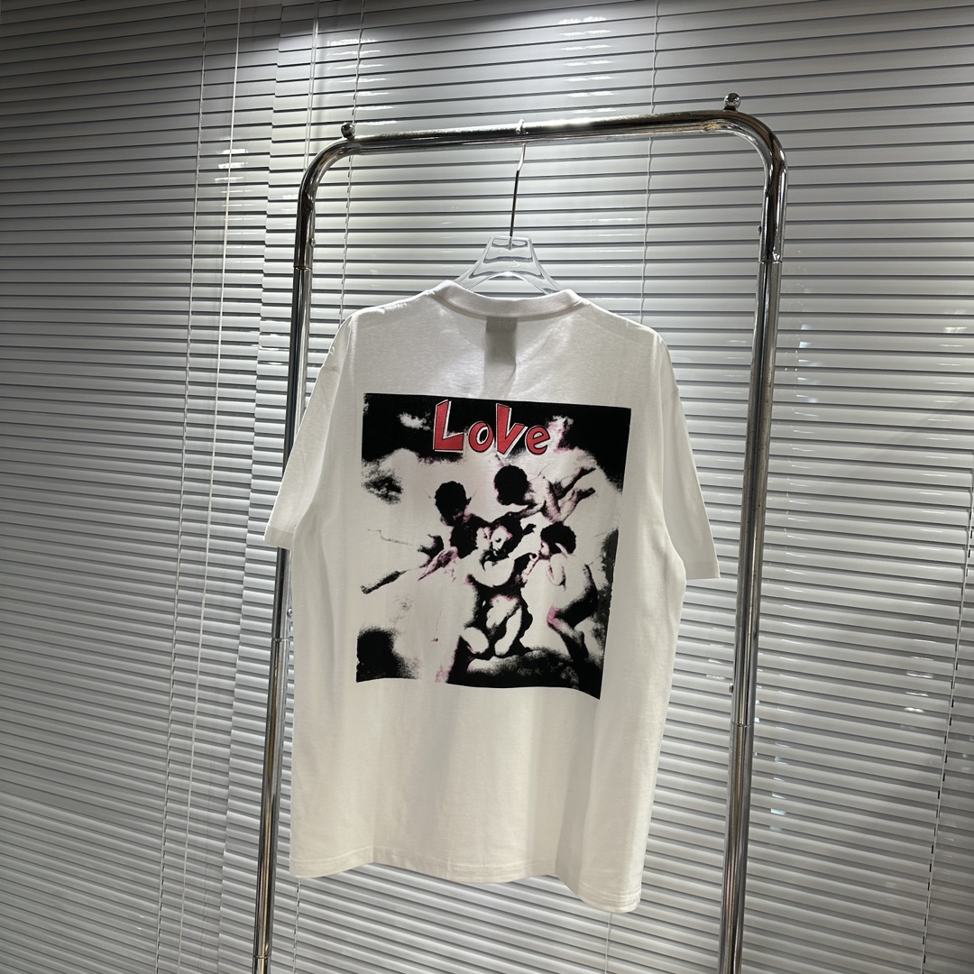 セントマイケル偽物スーパーコピー半袖Tシャツコットンホワイト柔らかい高級花柄_6