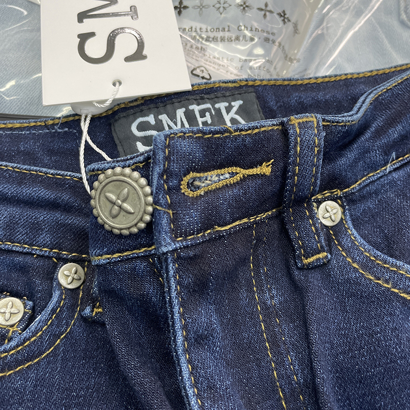 smfkデニム ジーンズ samurai jeans jp偽物 ズボン人気 快適 カジュアルパンツ 美脚 深いブルー_5