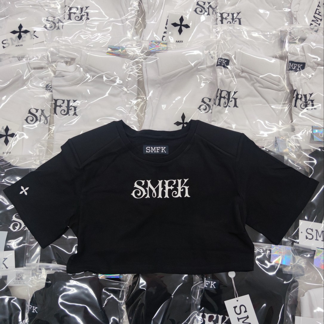 爽やか！SMFKトップス 暖かいスーパーコピー Tシャツ 純綿 短袖 レディース ショット 純綿 ブラック_1