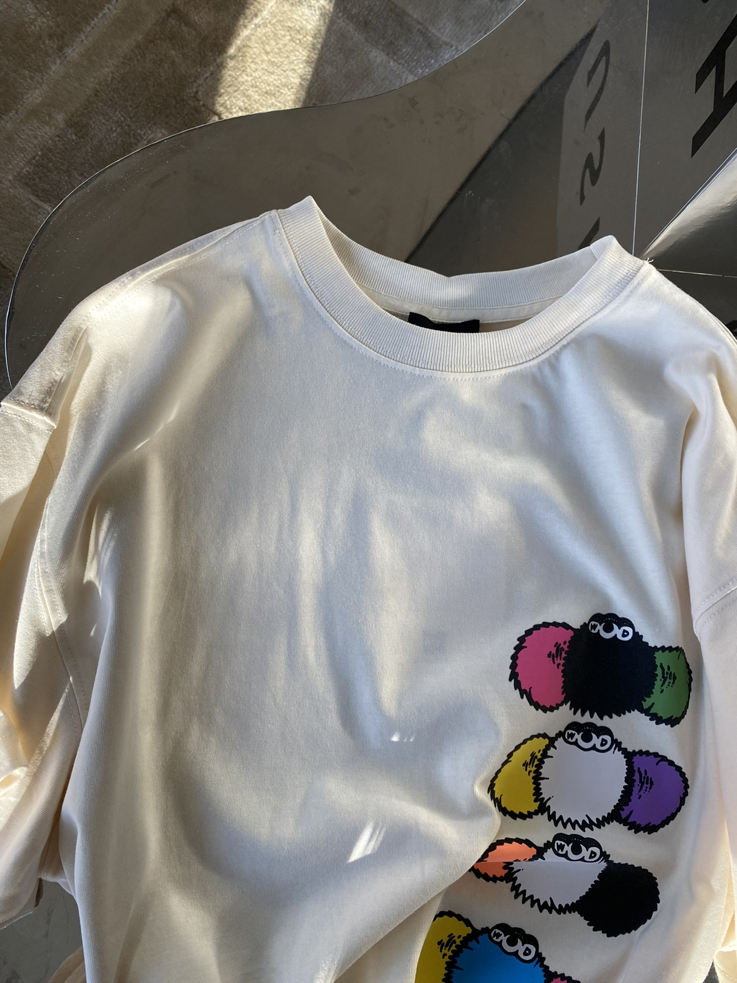 WE11DONE NEW夏の ウエルダンとはスーパーコピー 短袖 Tシャツ 人気 純綿トップス ファッション ホワイト_3