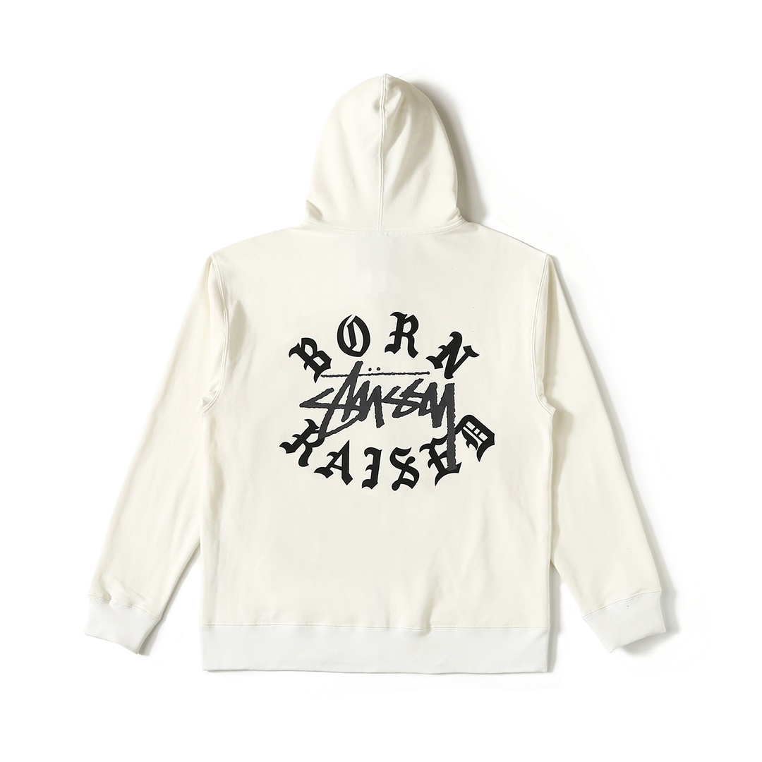 stussy ジャケット サイズ感偽物 フード付き ロゴプリント 人気定番 アウター チャックパーカー 柔らかい 2色可選_3