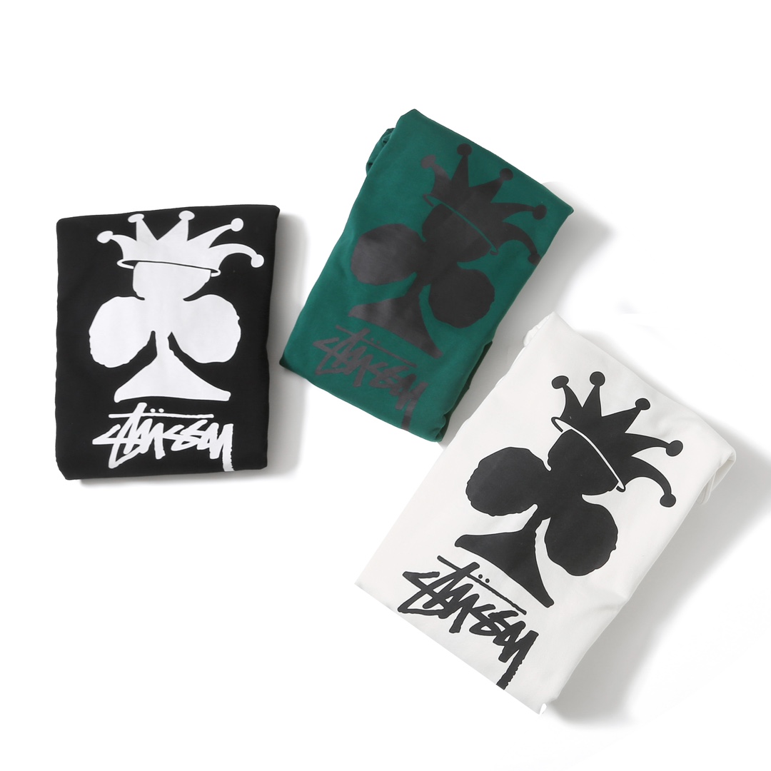 stussy ステューシー セットアップ ジャケット激安通販 フード付き チャックパーカー クラウンバントプリント シンプル 3色可選_6