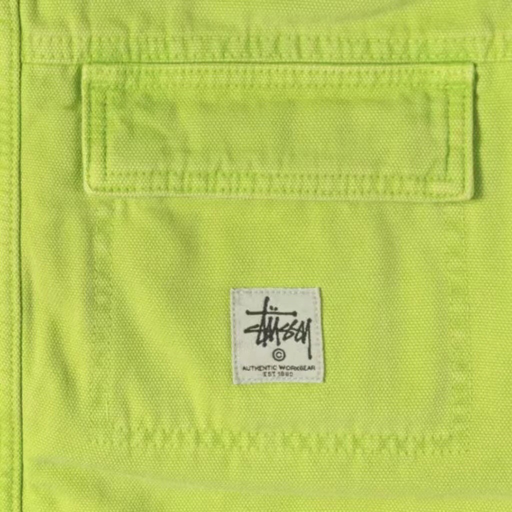 stussy ステューシーソックスｎ級品 ジャケット アウター 襟 青春 ファッション グリーン_4