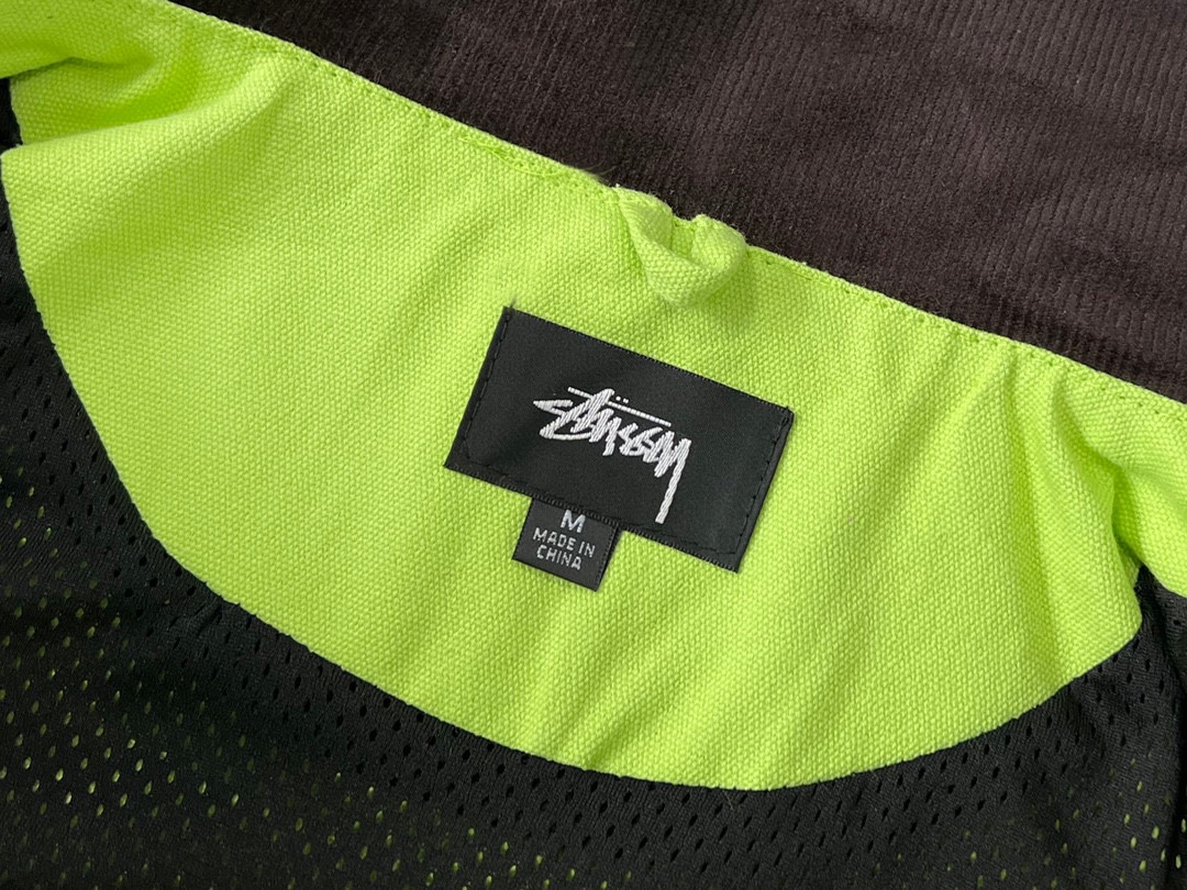 stussy ステューシーソックスｎ級品 ジャケット アウター 襟 青春 ファッション グリーン_8