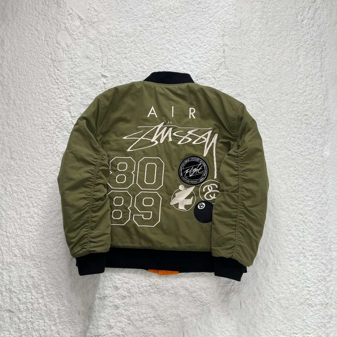 stussy ステューシー ナイロンｎ級品 ジャケット アウター ファッション 襟 両面着 暖かい HOT ブ 2色可選_4