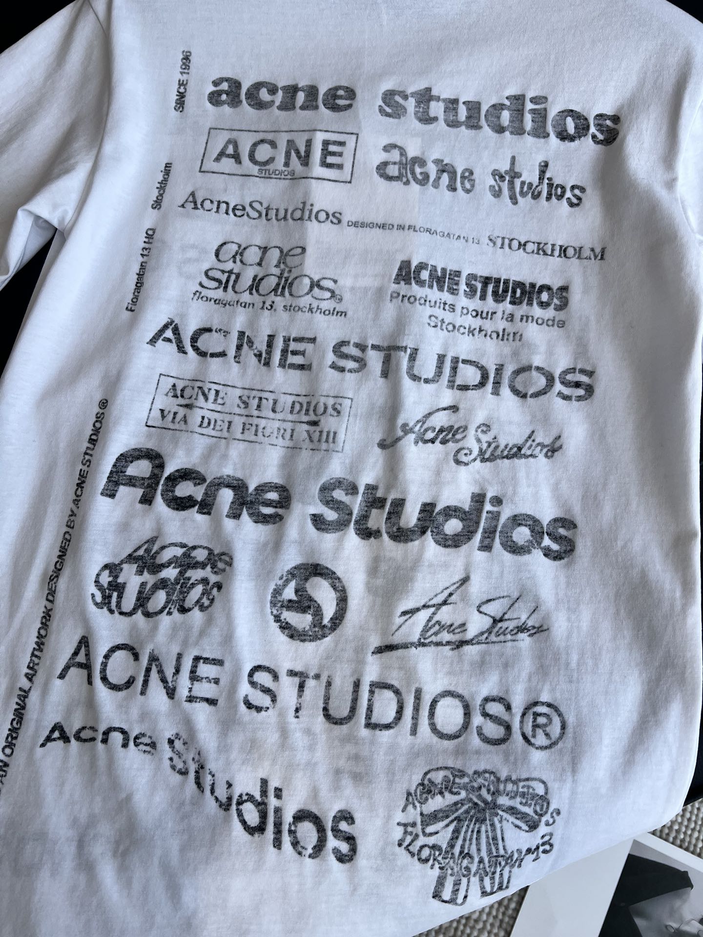 品質保証 アクネストゥディオズ tシャツ コーデコピー 純綿 トップス 短袖 大人気 シンプル 丸首 カジュアル ホワイト_4