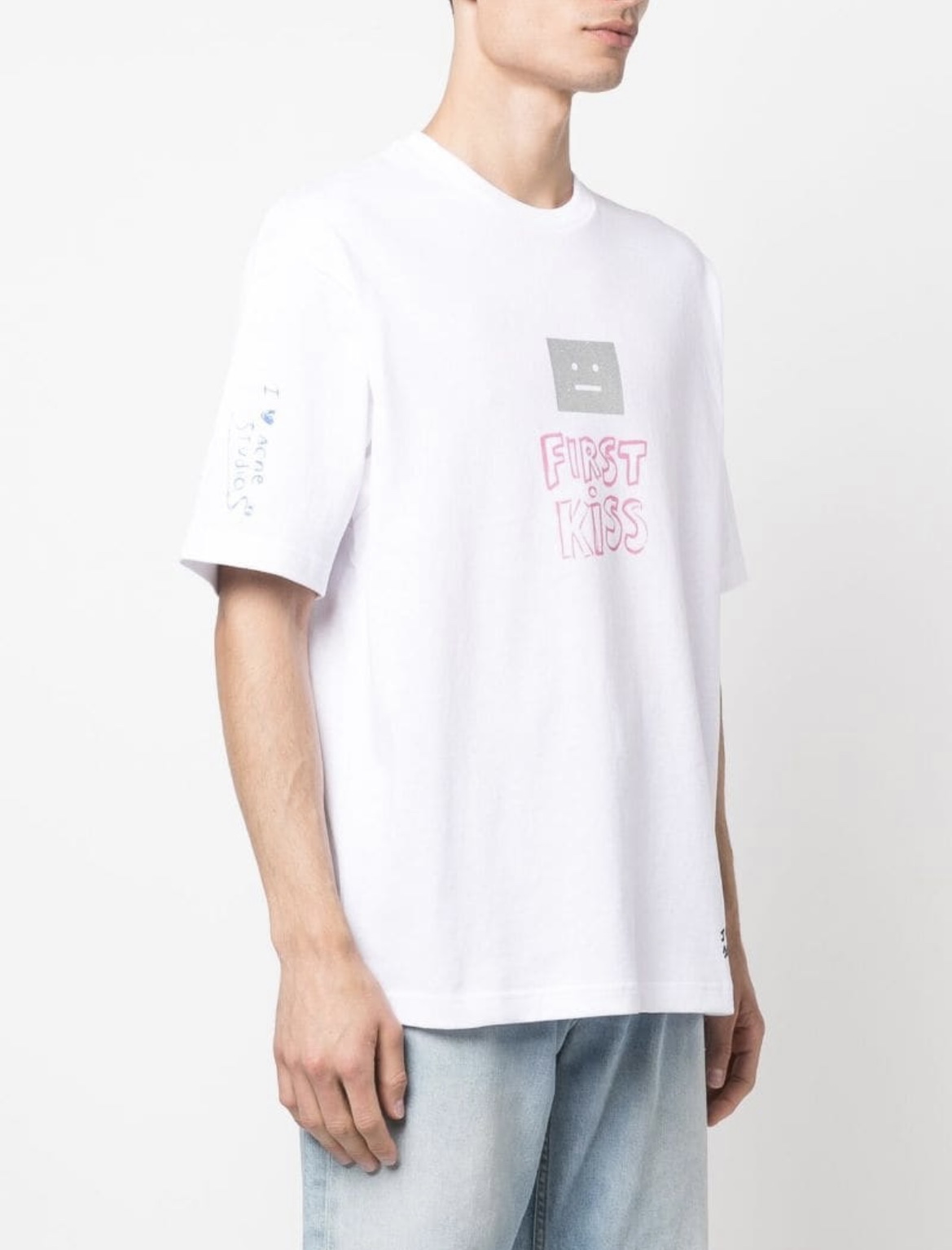 夏服 新着情報 アクネストゥディオズ tシャツｎ級品 トップス 純綿 大人気 柔らかい プリント 2色可選_7