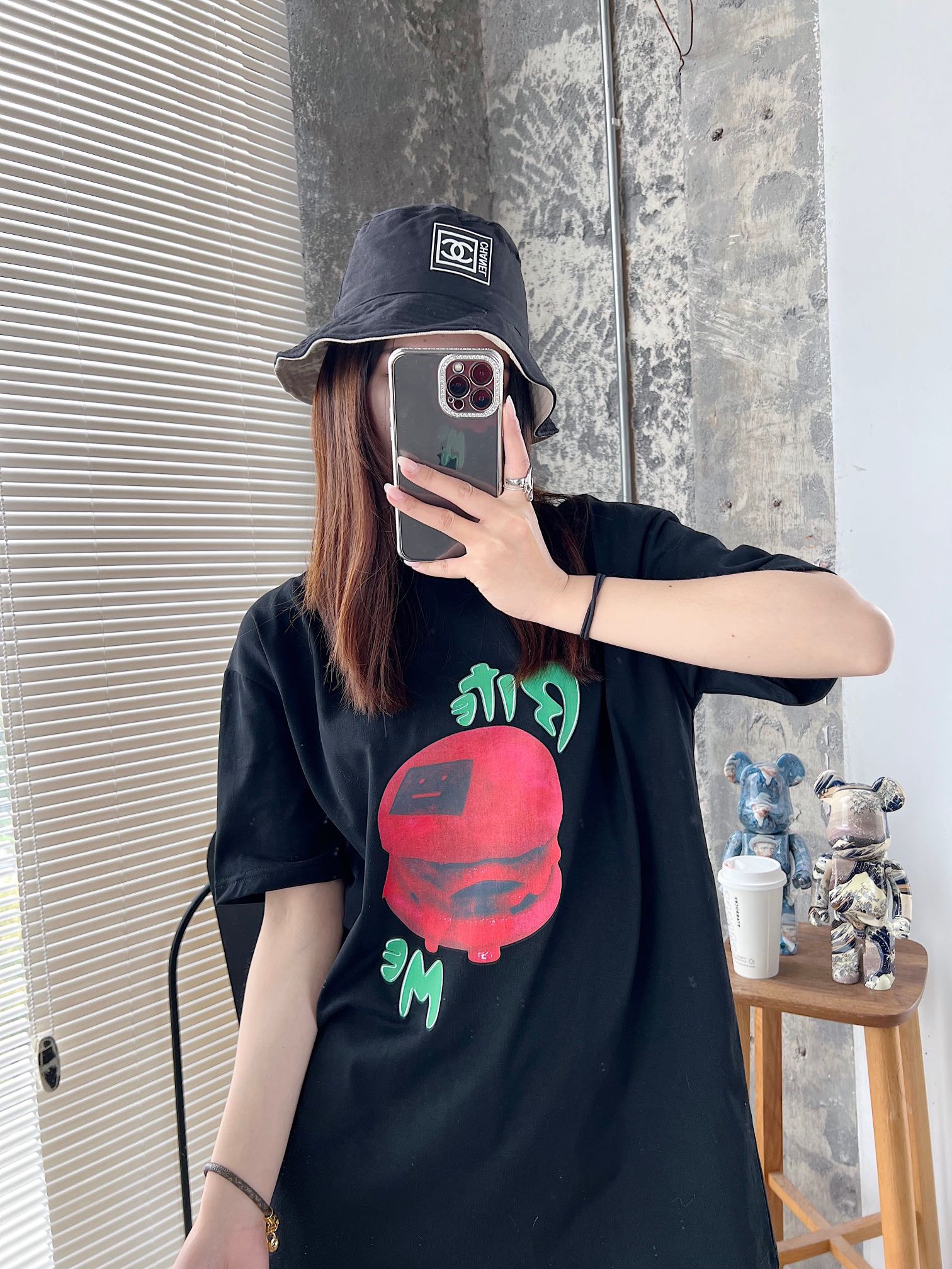 春夏数量限定 アクネストゥディオ tシャツ激安通販 トップス 純綿 大人気 柔らかい ハンバーグプリント 男女兼用 2色可選_6