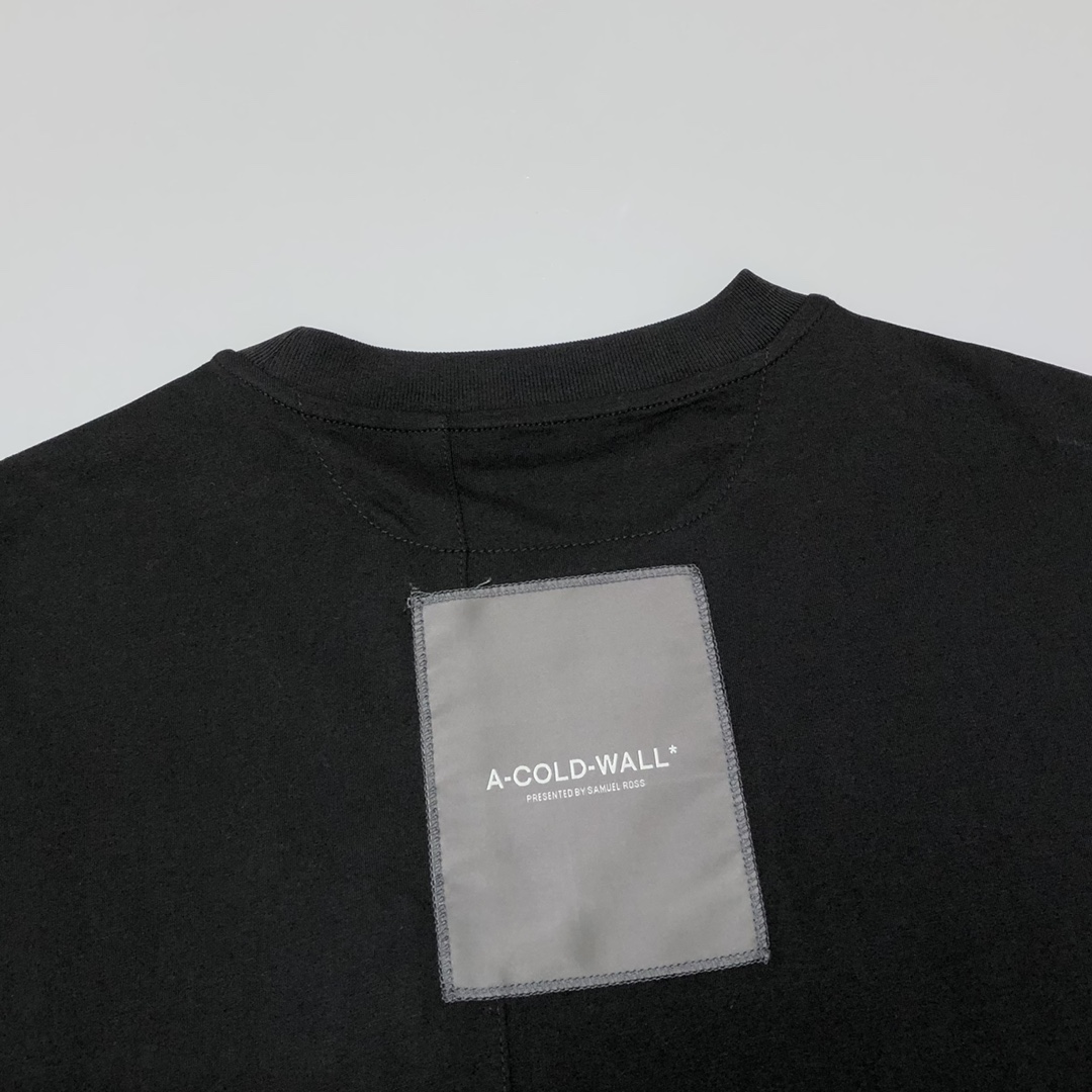 ACOLDWALL コールアウル tシャツ激安通販 純綿トップス シンプル 半袖 人気新作 柔らかい ブラック_7