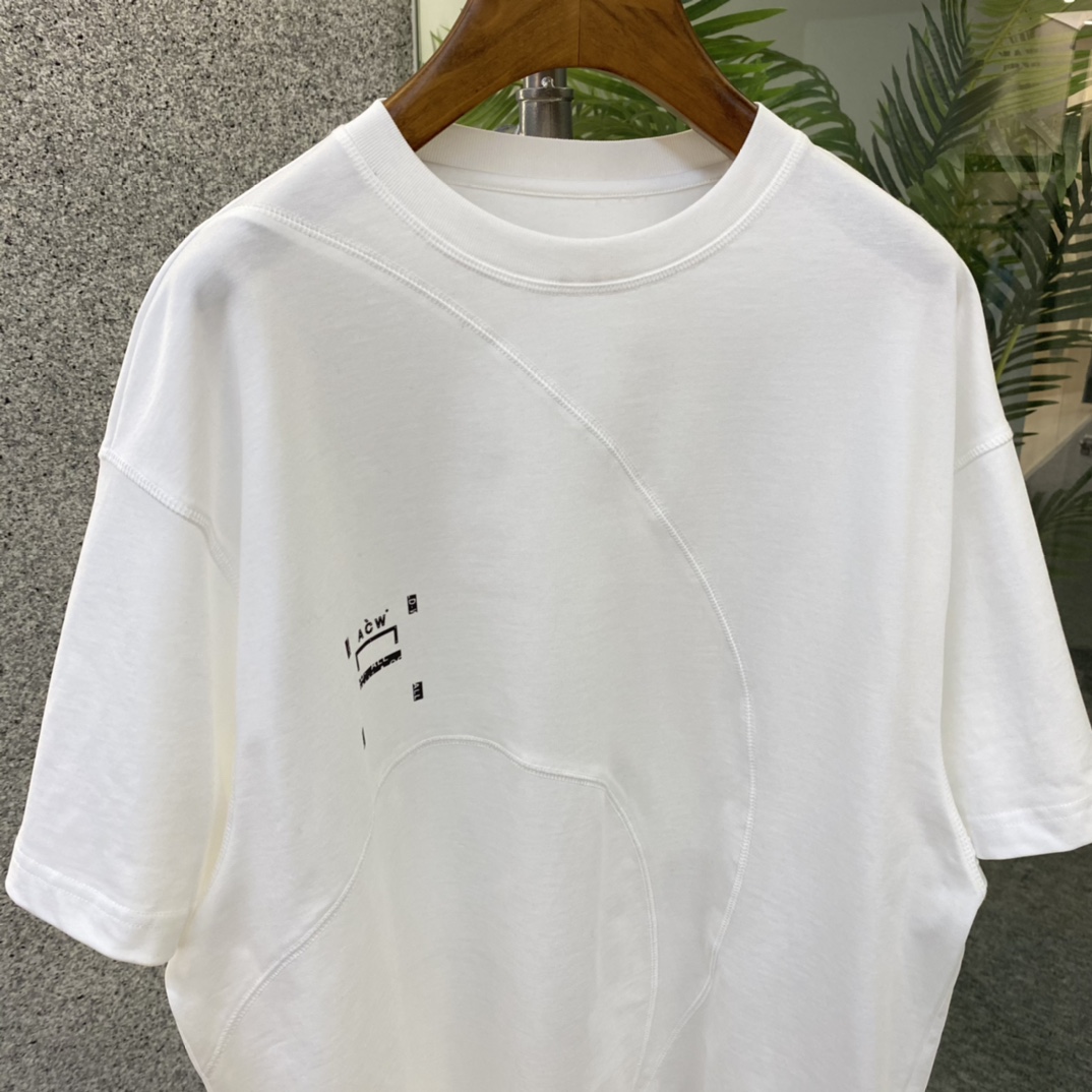 ACOLDWALL コールドレイン tシャツ偽物 ゆったり 純綿トップス シンプル 半袖 人気品 柔らかい 快適 ホワイト_5