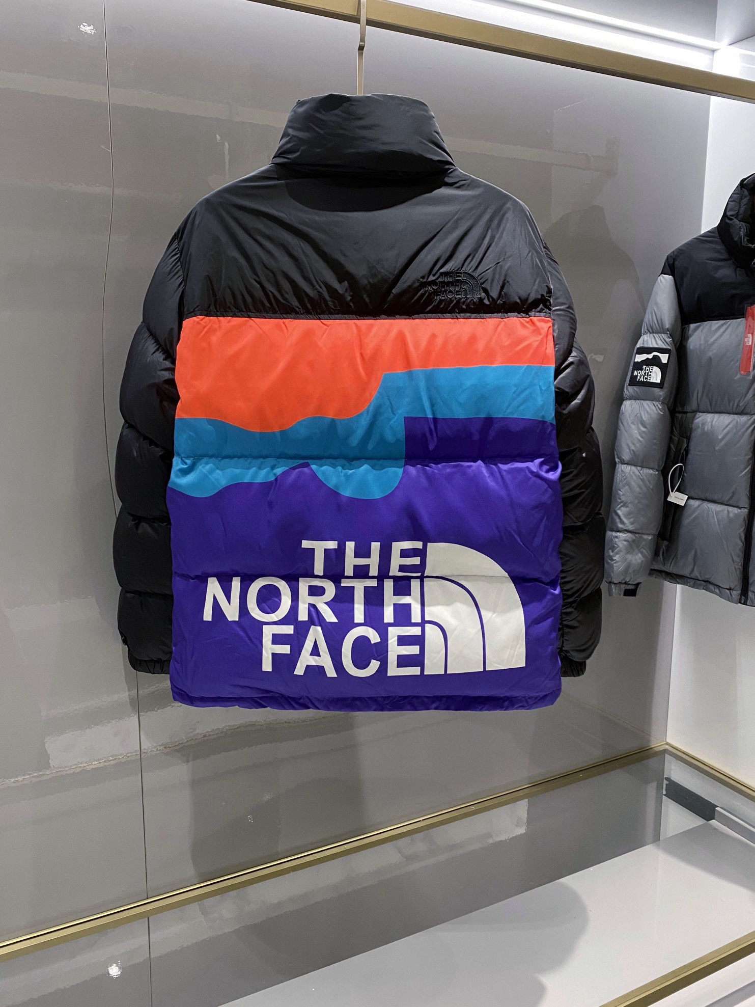 the north face マウンテンダウンジャケットスーパーコピー 軽量 アウター トップス 暖かい 保温 ファッション 大人気 ハイネック ブラック_2