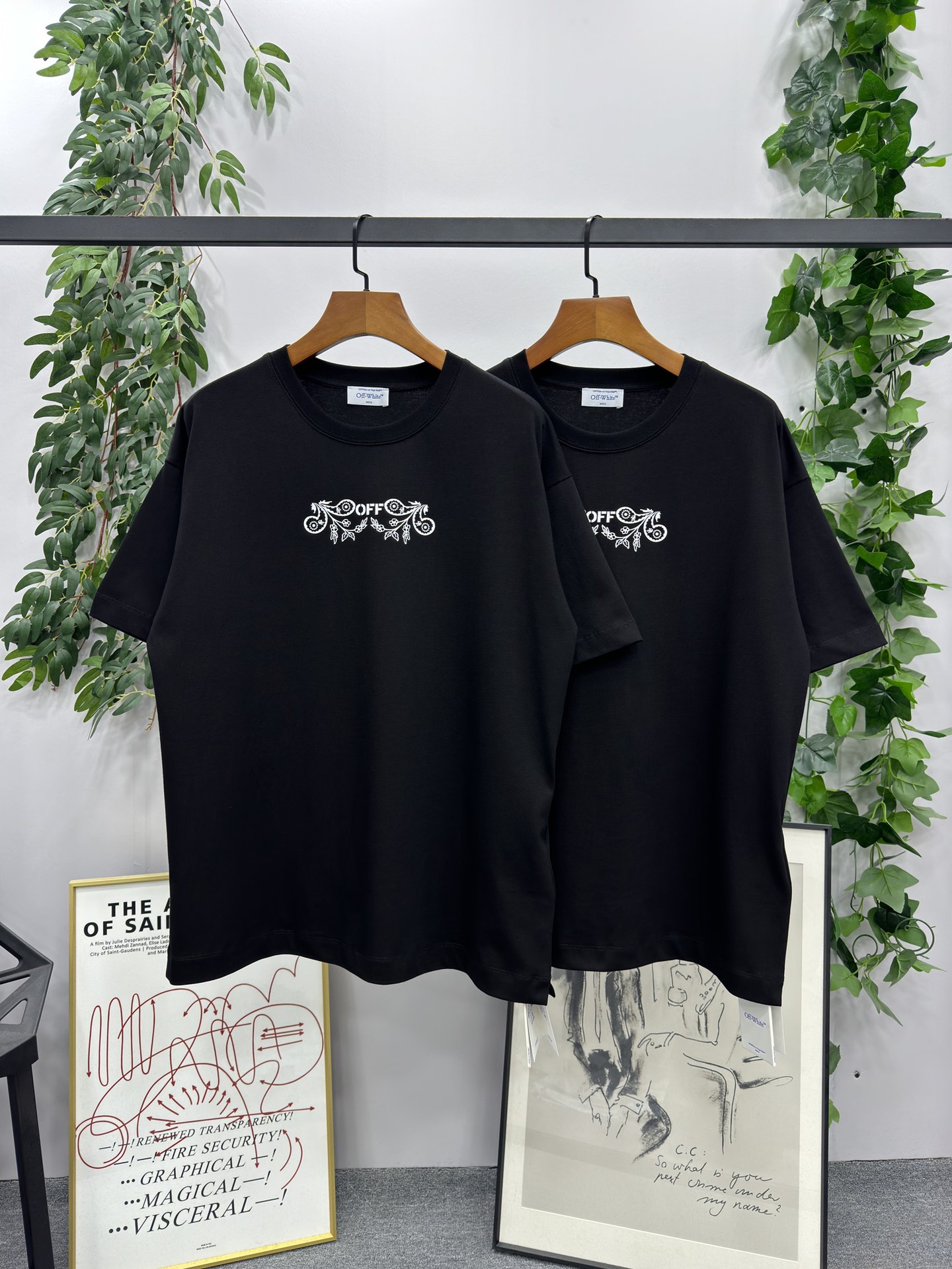 新作 入荷 格安メルカリ オフホワイトtシャツn級品 柔らかく 快適 肌触り_1