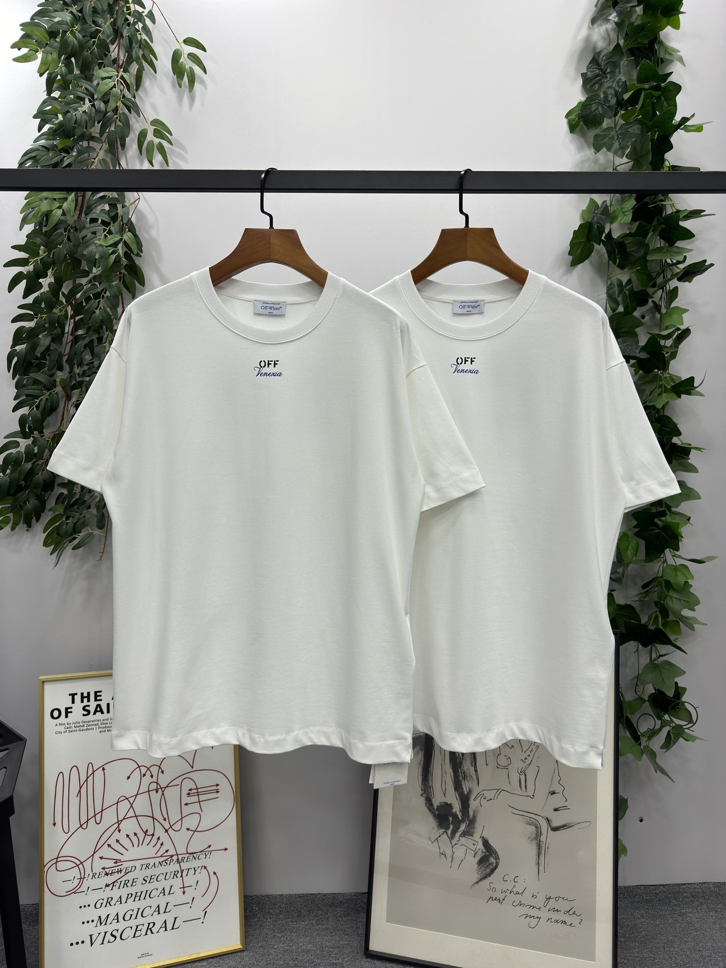 限定 セール 低価オフホワイトtシャツ 偽物 高品質 コットン素材 定番_2