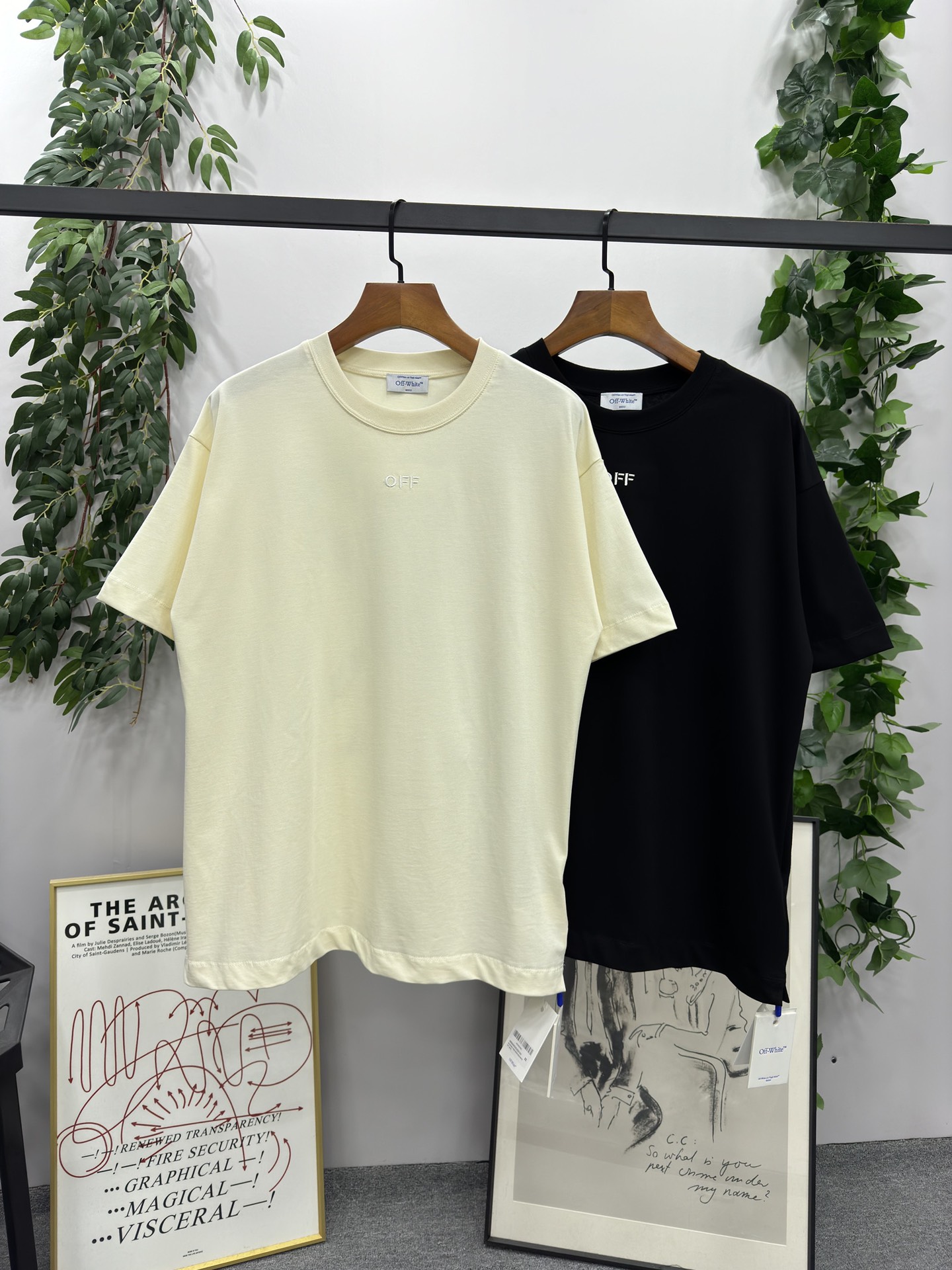 オシャレに お得 100%新品オフホワイトtシャツn級品_1