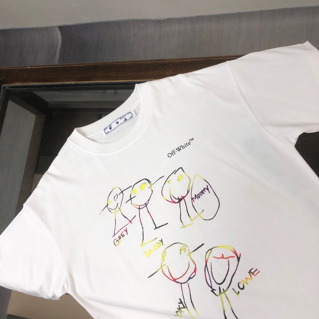 驚き 破格値2024 新着 オフホワイトｔシャツスーパーコピー ブランド 矢印 要素_3