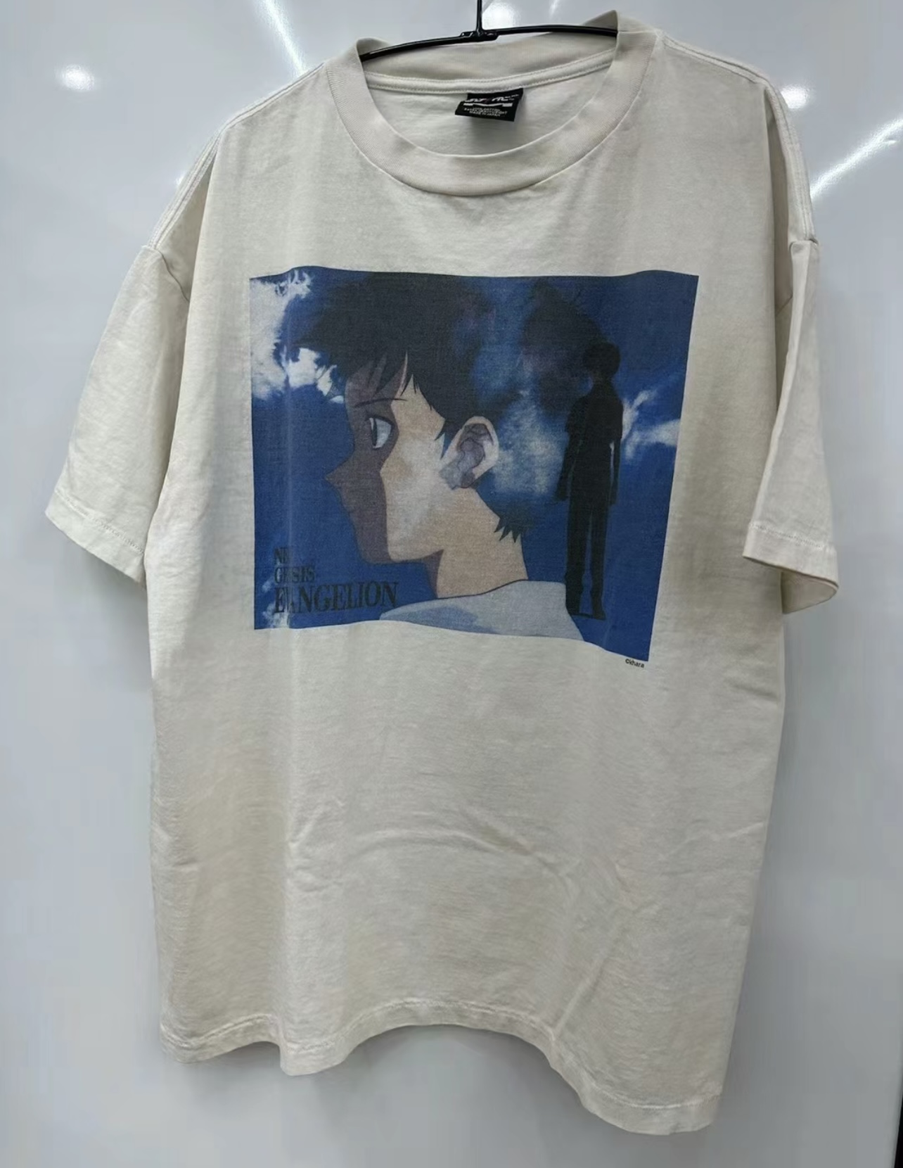 人気定番可愛い セントマイケル セットアップｎ級品 プリント 漫画 純綿tシャツ トップス 短袖 ホワイト_1