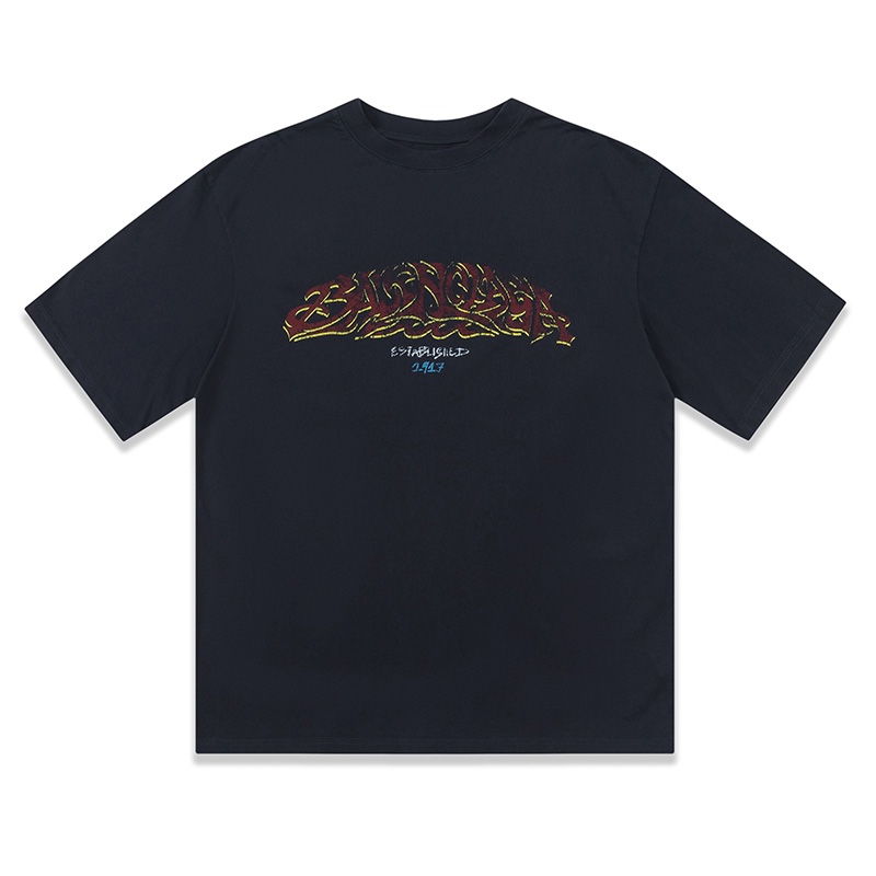 お得100%新品 ヴェトモンシャツ激安通販 純綿 トップス 半袖Tシャツ プリント シンプル 人気新作 2色可選_2